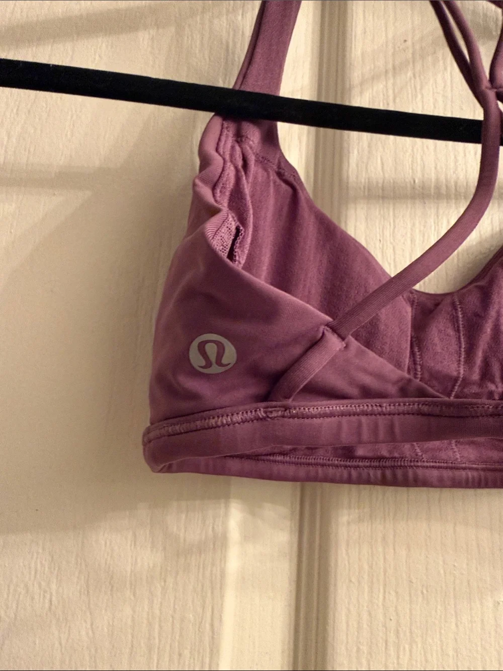 Lululemon Strappy Back Sports Bra - Mauve Purple